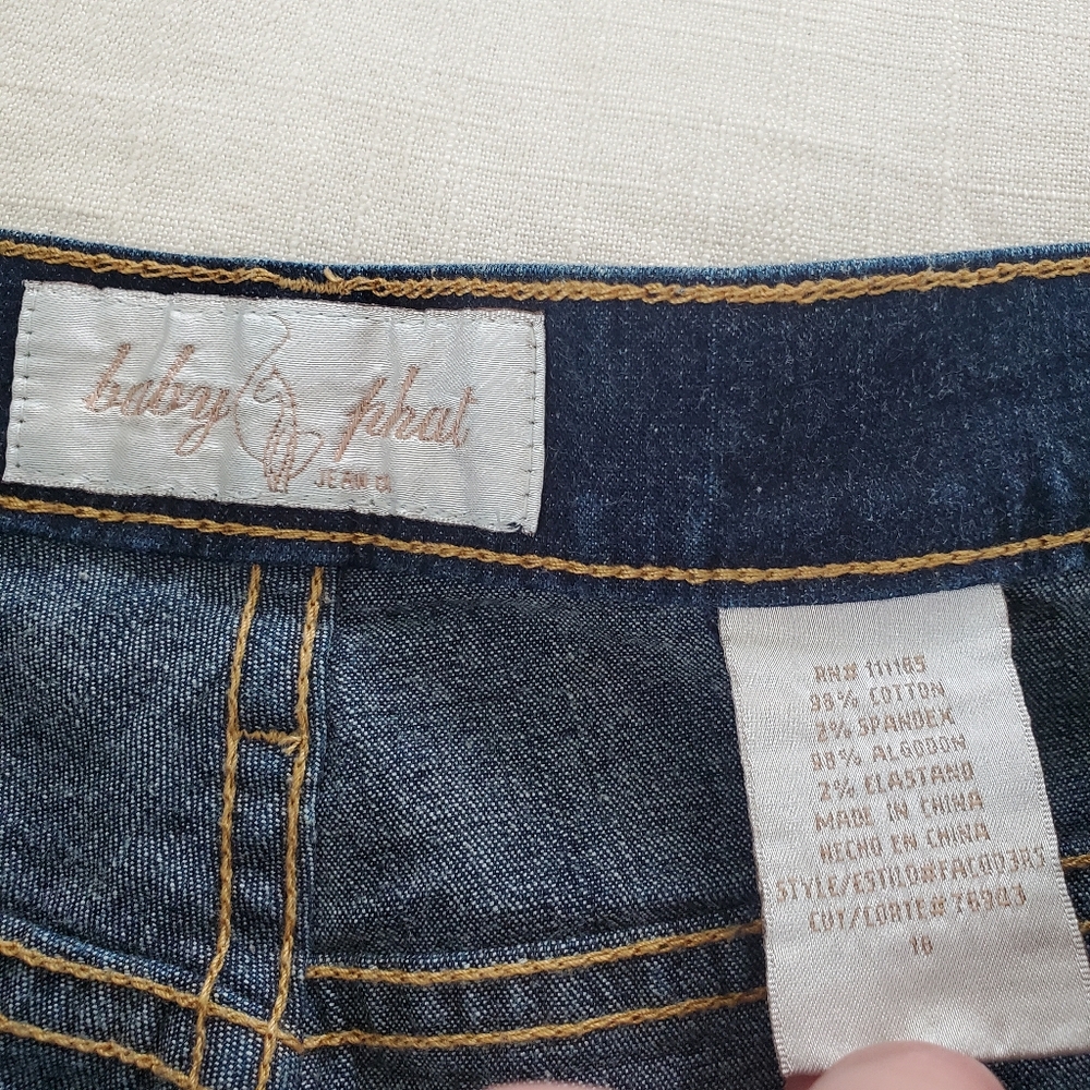 Baby Phat Blue Denim Women's Jeans Womens 16 32 Inch Waist - Picture 10 of 12